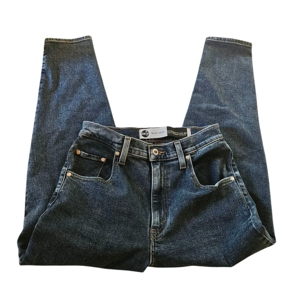 Levis SilverTab Blue Mom Jean High Rise - Picture 3 of 7